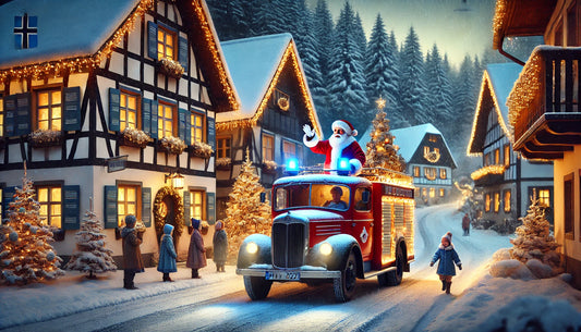 🎅🚒 Der Nikolaus kommt wieder mit dem Feuerwehrauto